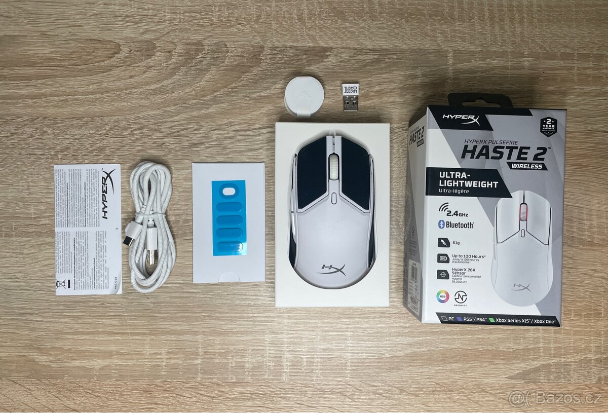 Herní myš HyperX Pulsefire Haste 2 Wireless