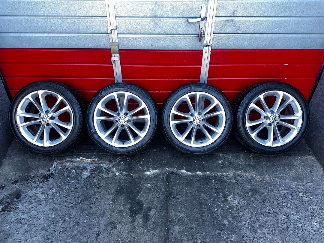 Original ALU kola VW SPA 17" 8J ET41 + zimní 235/45/R17