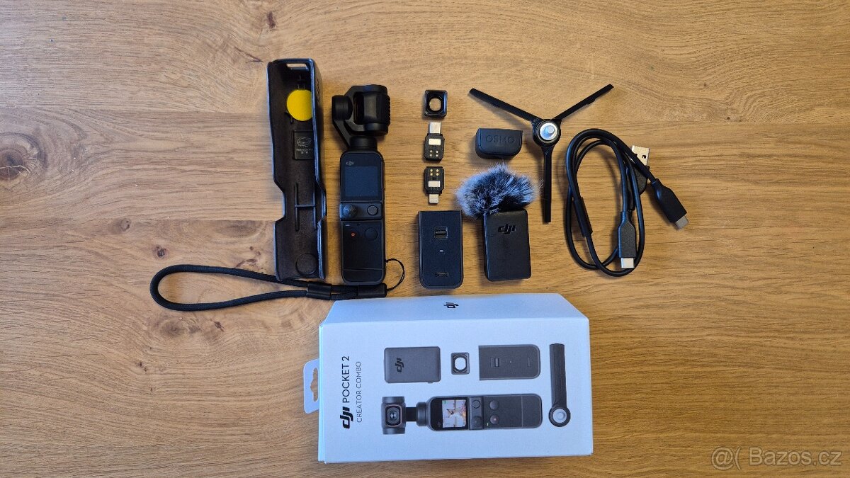 DJI Osmo Pocket 2 – Creator Combo + příslušenství navíc (TOP