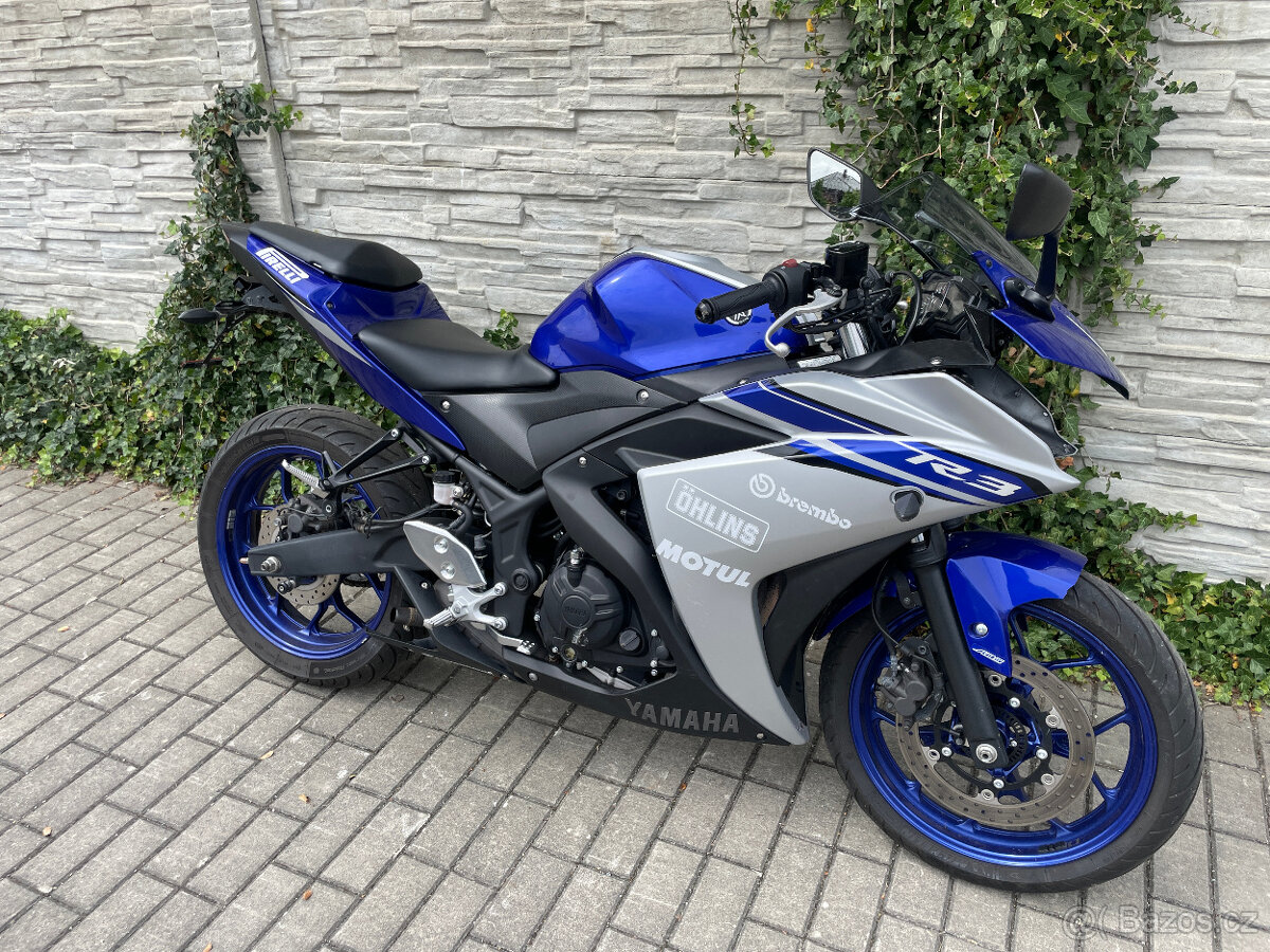 Yamaha YZF R3 r.v.2016 25tis km