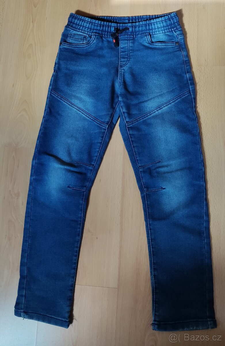 Chlapecké ryflové kalhoty 2x 140