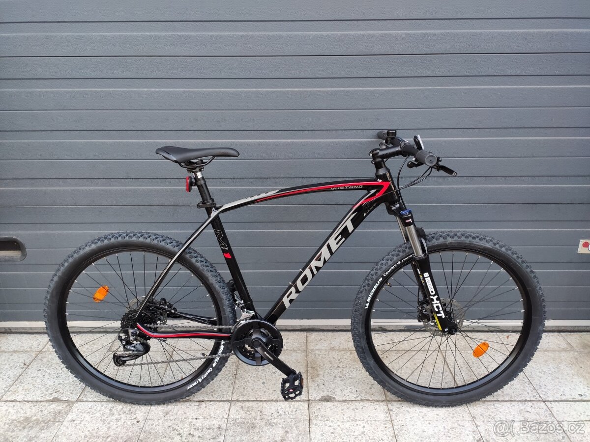 Nové horské kolo ROMET Mustang 27,5" 21" alu rám,hydraulic