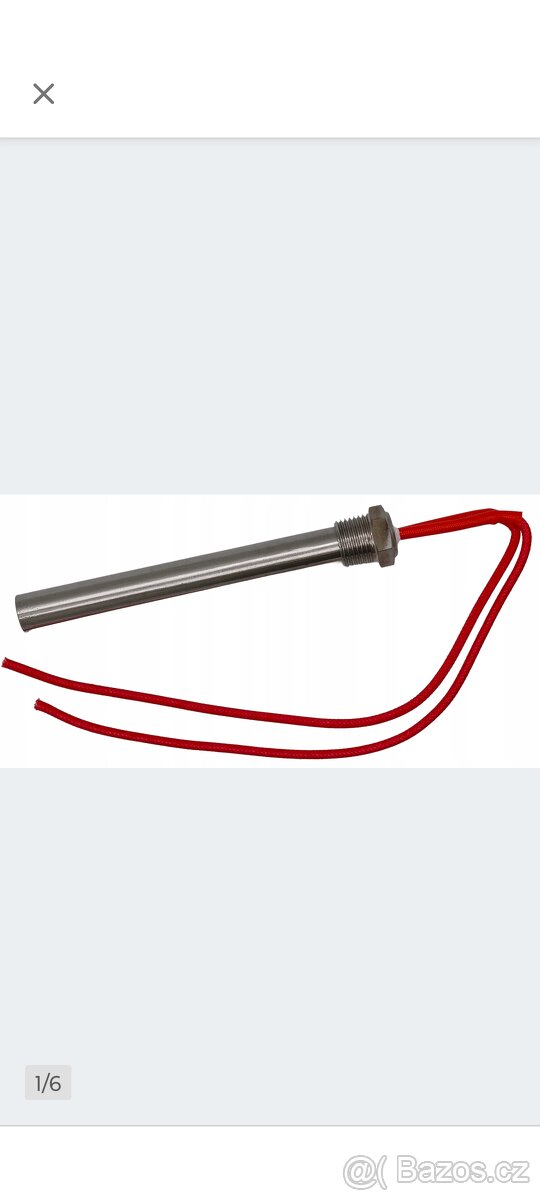 Ohřev vody 12V 150W s termostatem