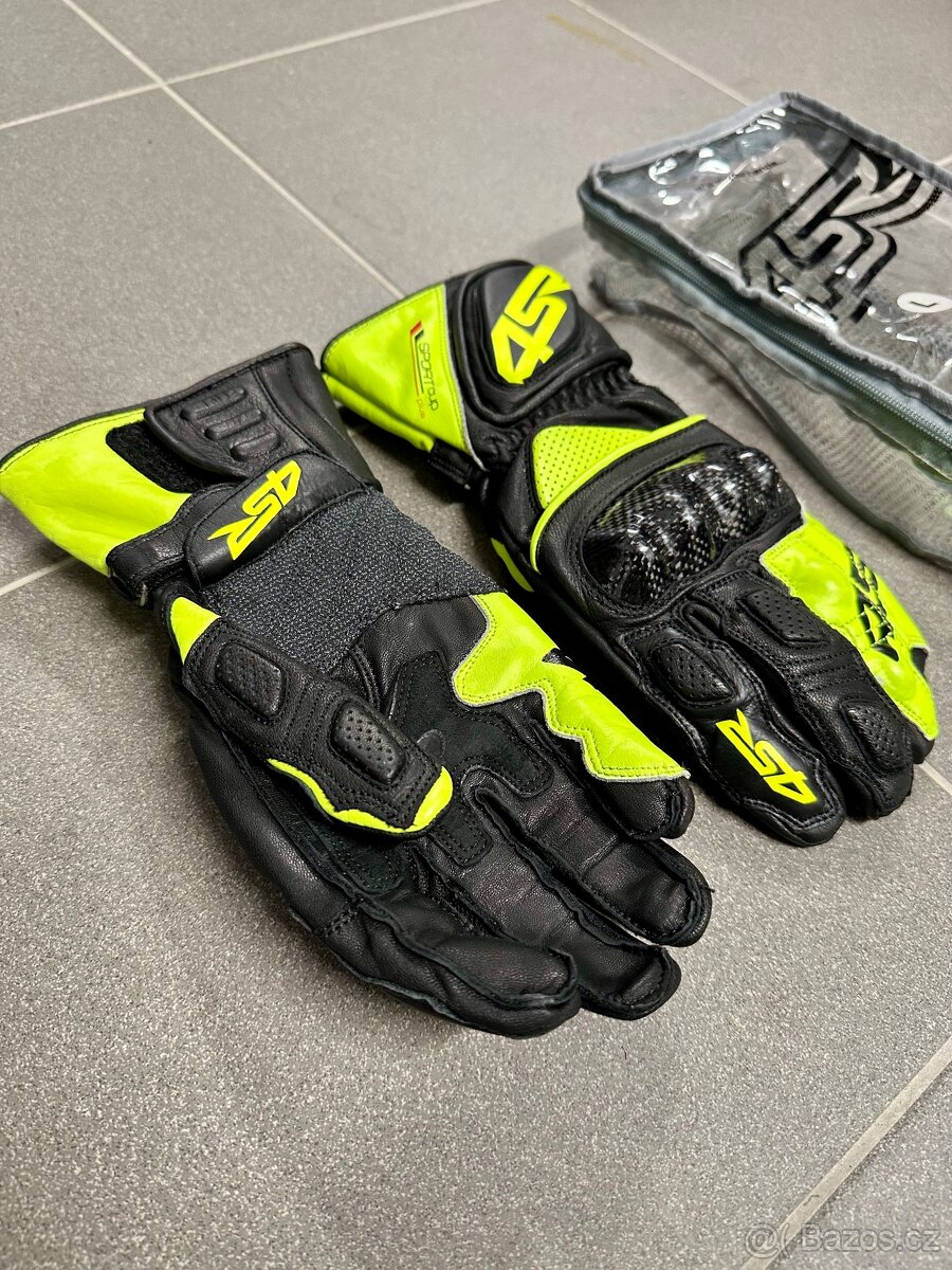 Rukavice na motorku 4SR SPORT CUP PLUS vel.L - NOVÉ