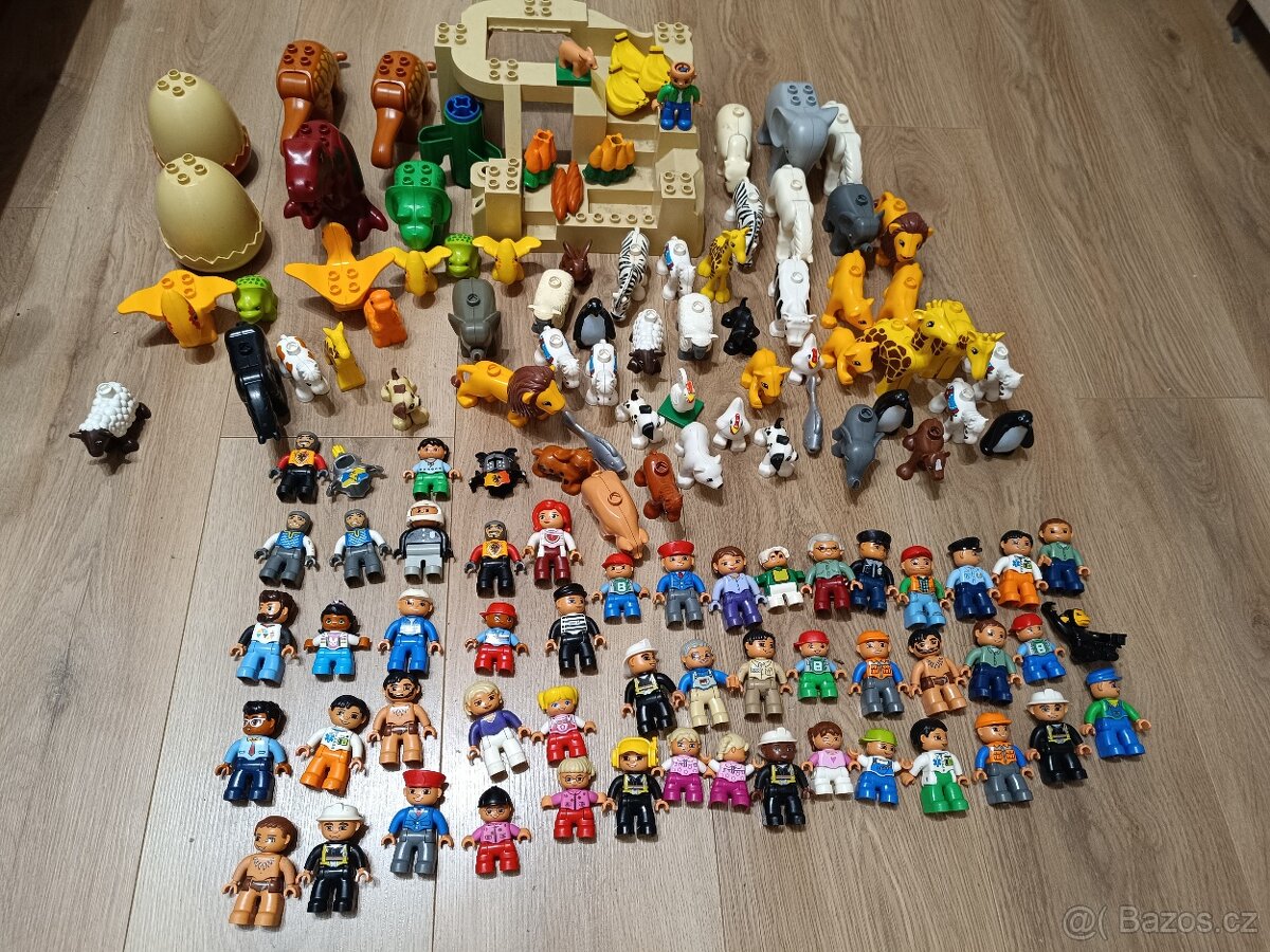 Lego Duplo doplňky, zvířátka, panáčci