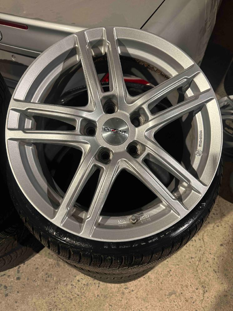Alu kola 17" 5x114,3 Dezent Germany + snímače tlaku v pneu