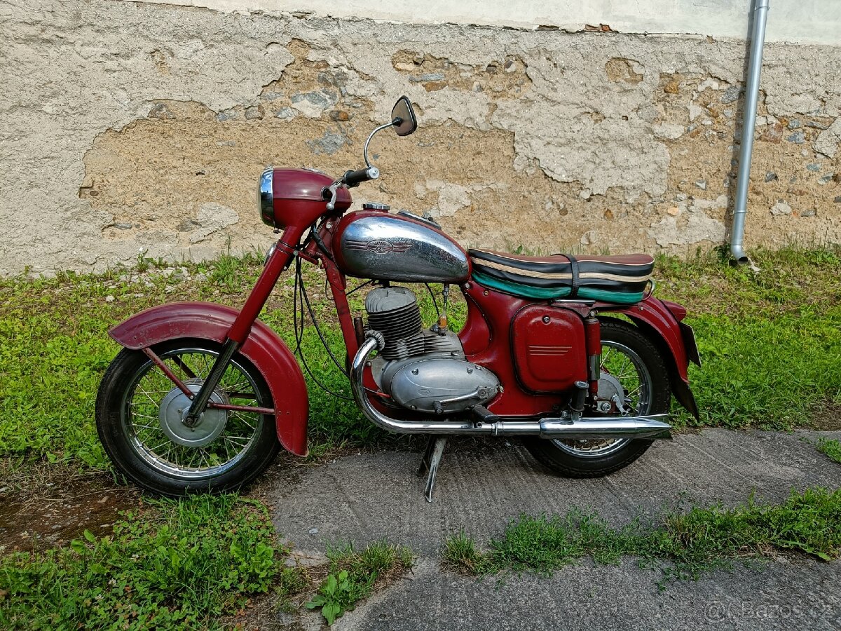 Jawa 250 353 s vet. papíry 1959