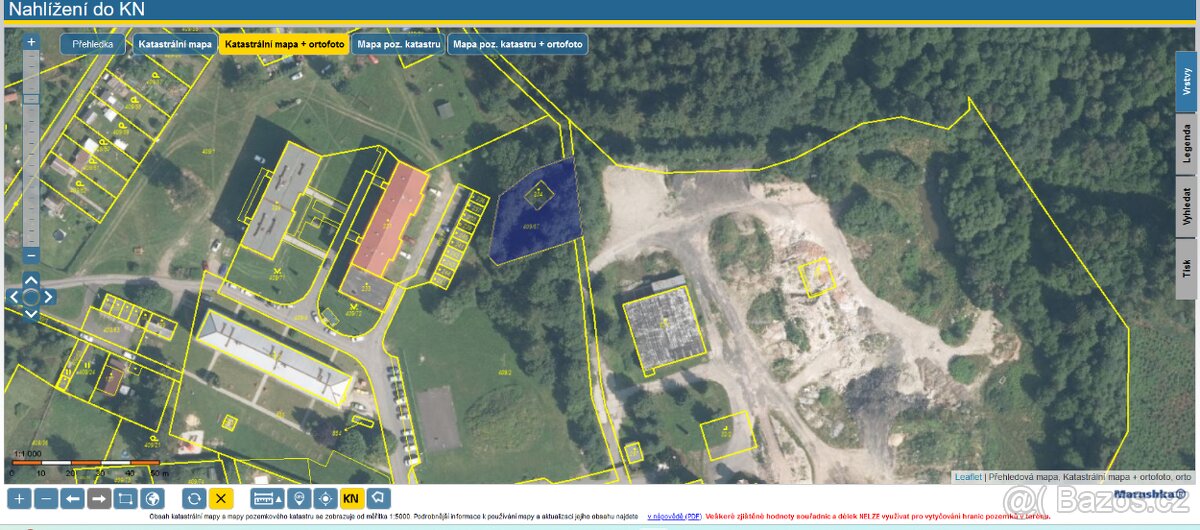 Prodej stavebního pozemku 849m
