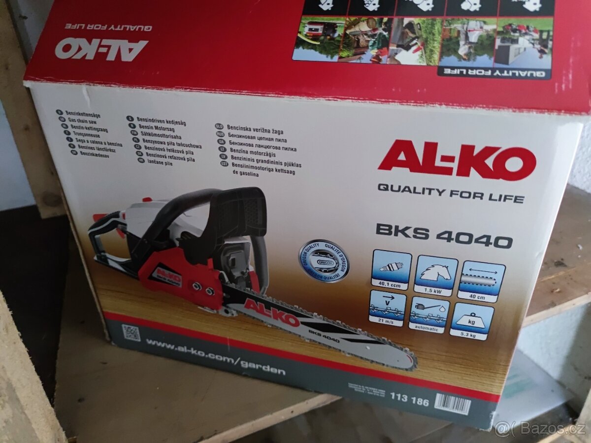 Benzínová řetězová pila - nepoužitá