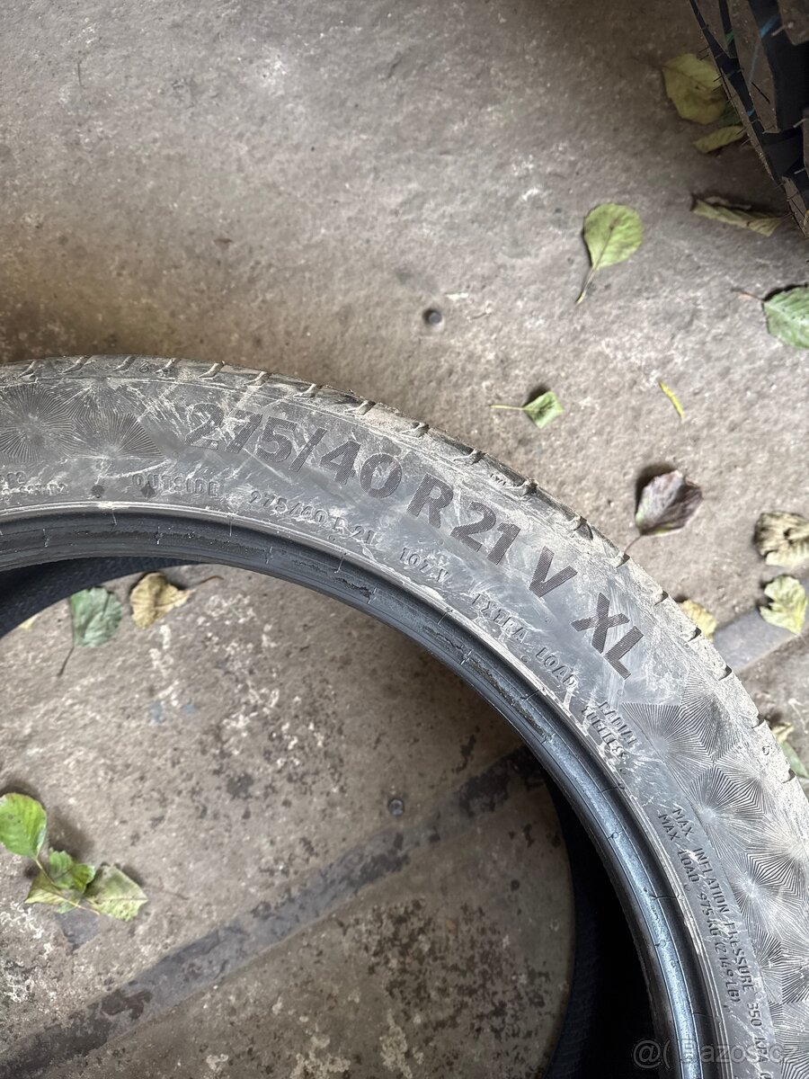 275/40 R21 V XL