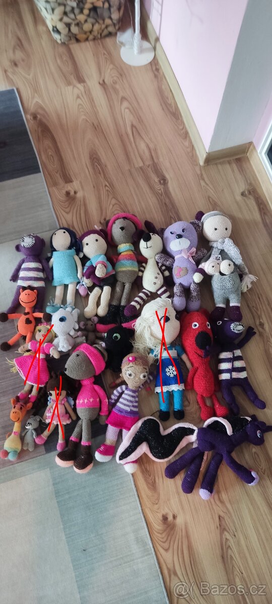 Ručně háčkované hračky
