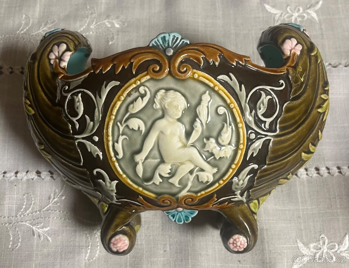 Starožitná keramická váza