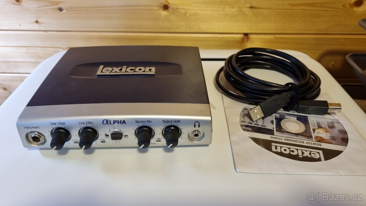 USB zvuková karta  LEXICON Alpha studio