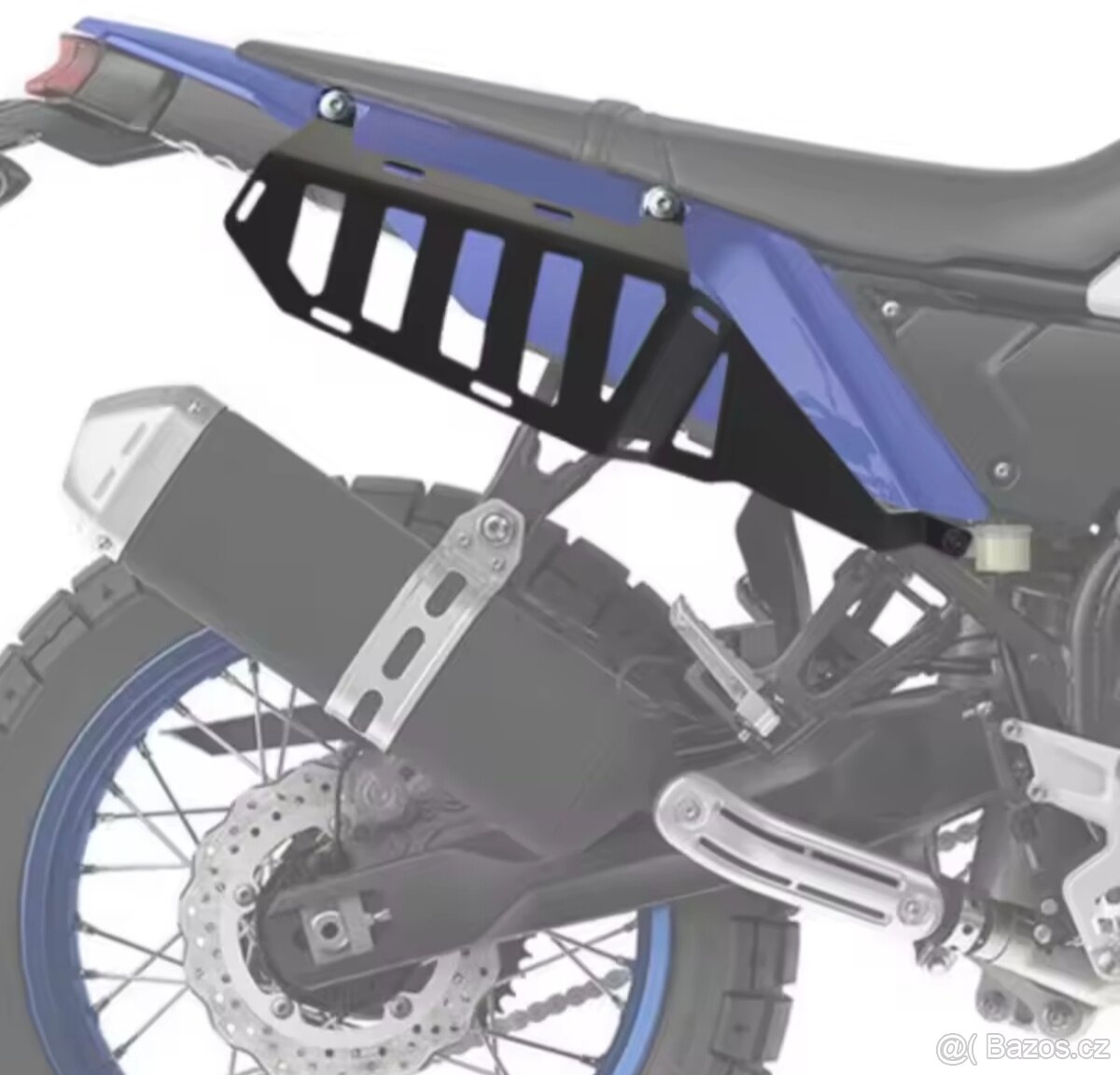Yamaha Tenere - zadní padáky, plotny pod boční kufry/brašny
