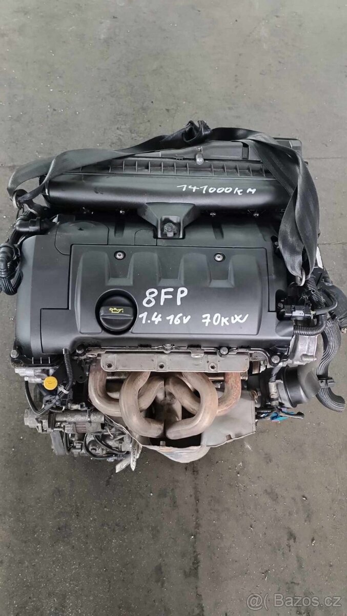 motor 1.4 16v 70kW typ motoru 8FP