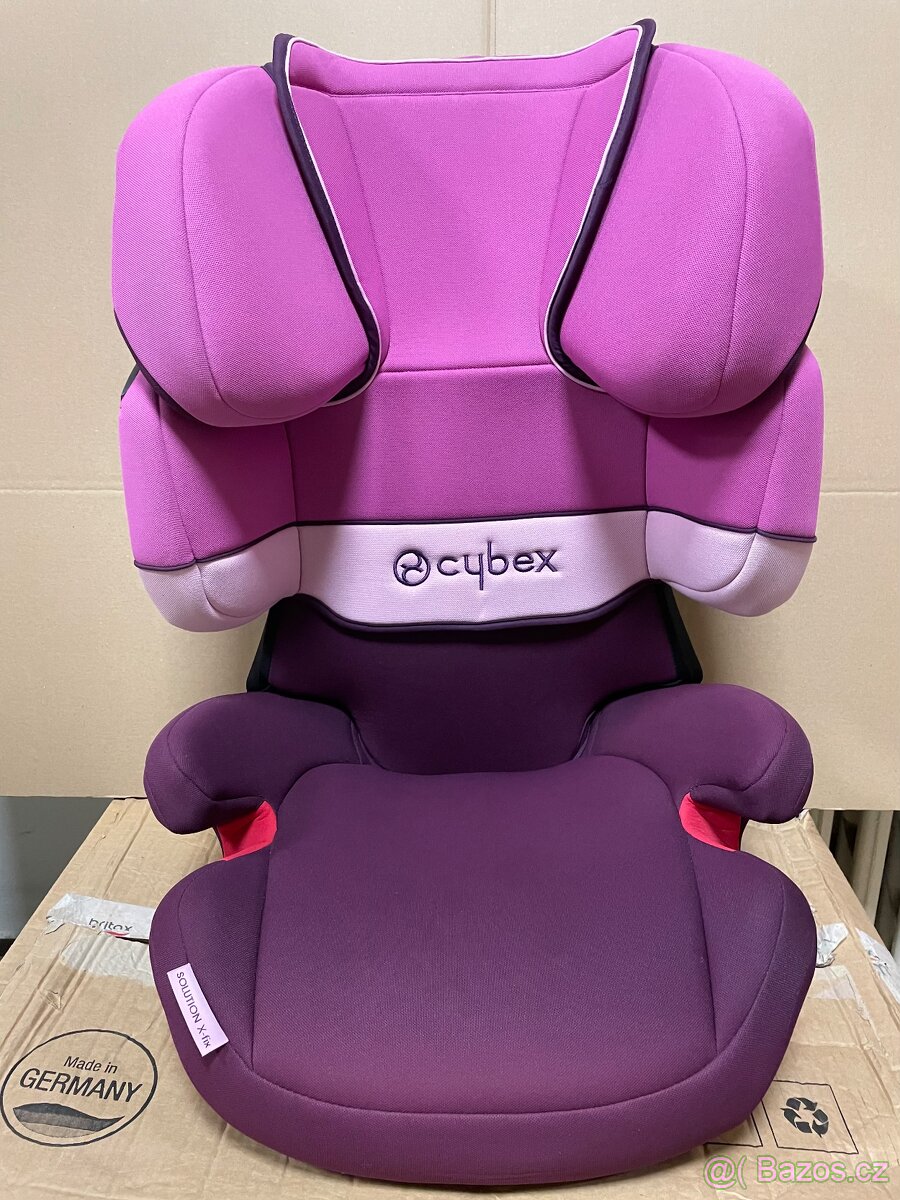 Nová Cybex Solution X-Fix Purple Rain 15-36kg 2 roky záruka