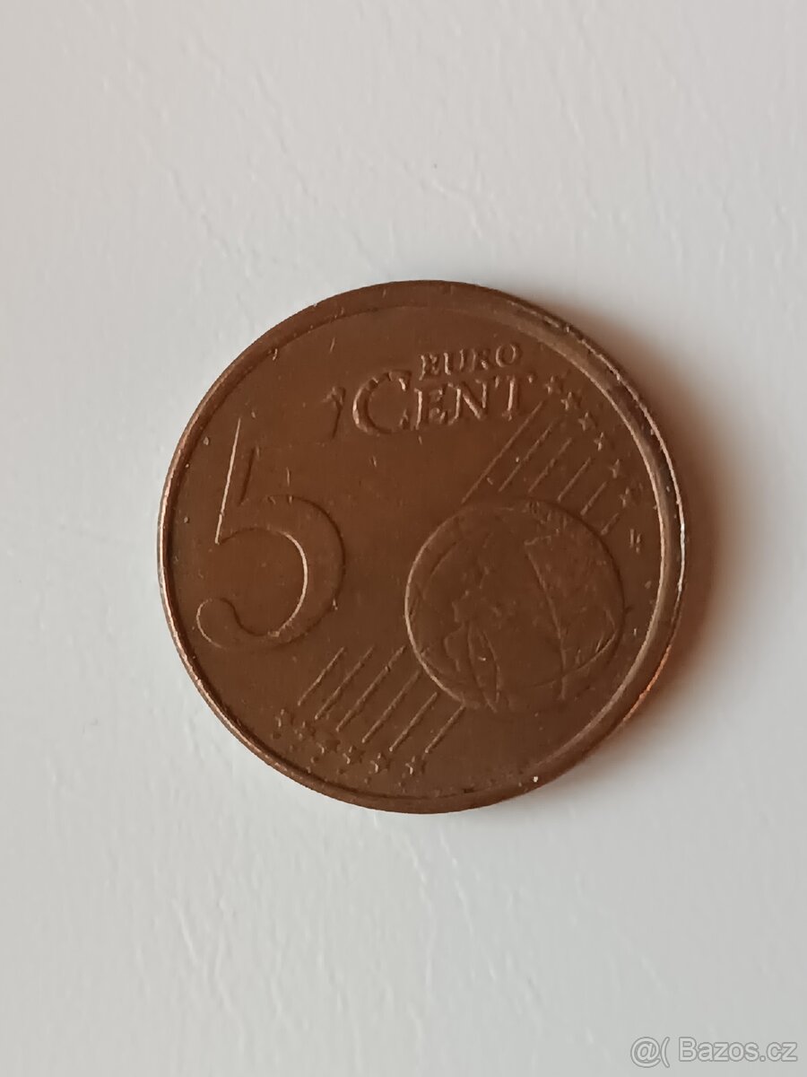 CHYBORAŽBA 5 Cent Německo D 2002