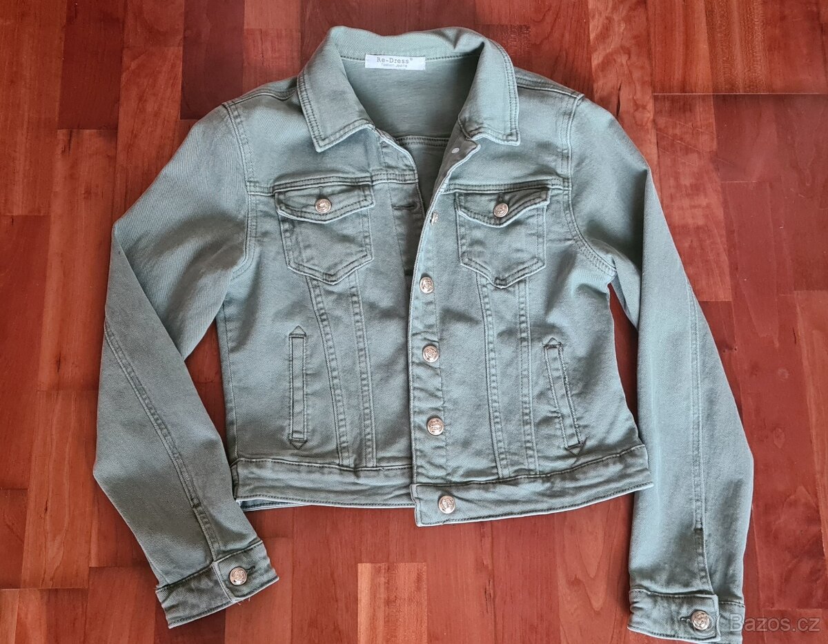 Riflová khaki bunda vel. M