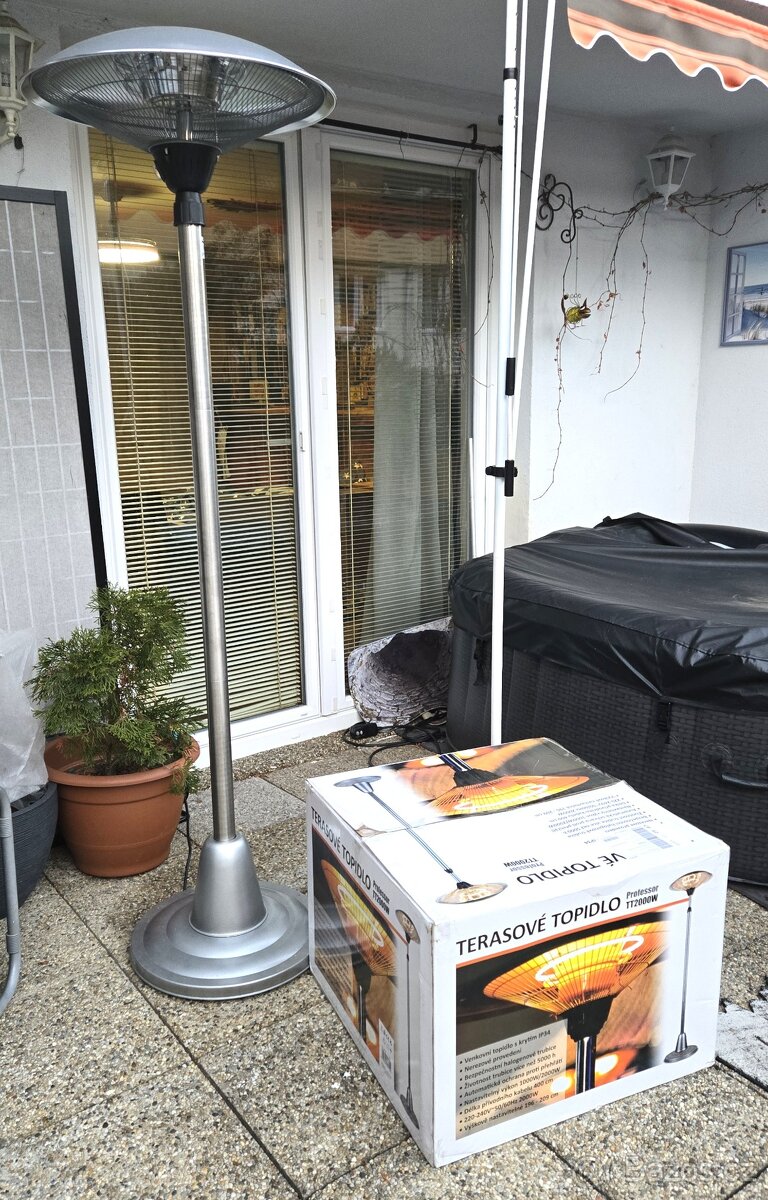 Zahradní el. ohřívač