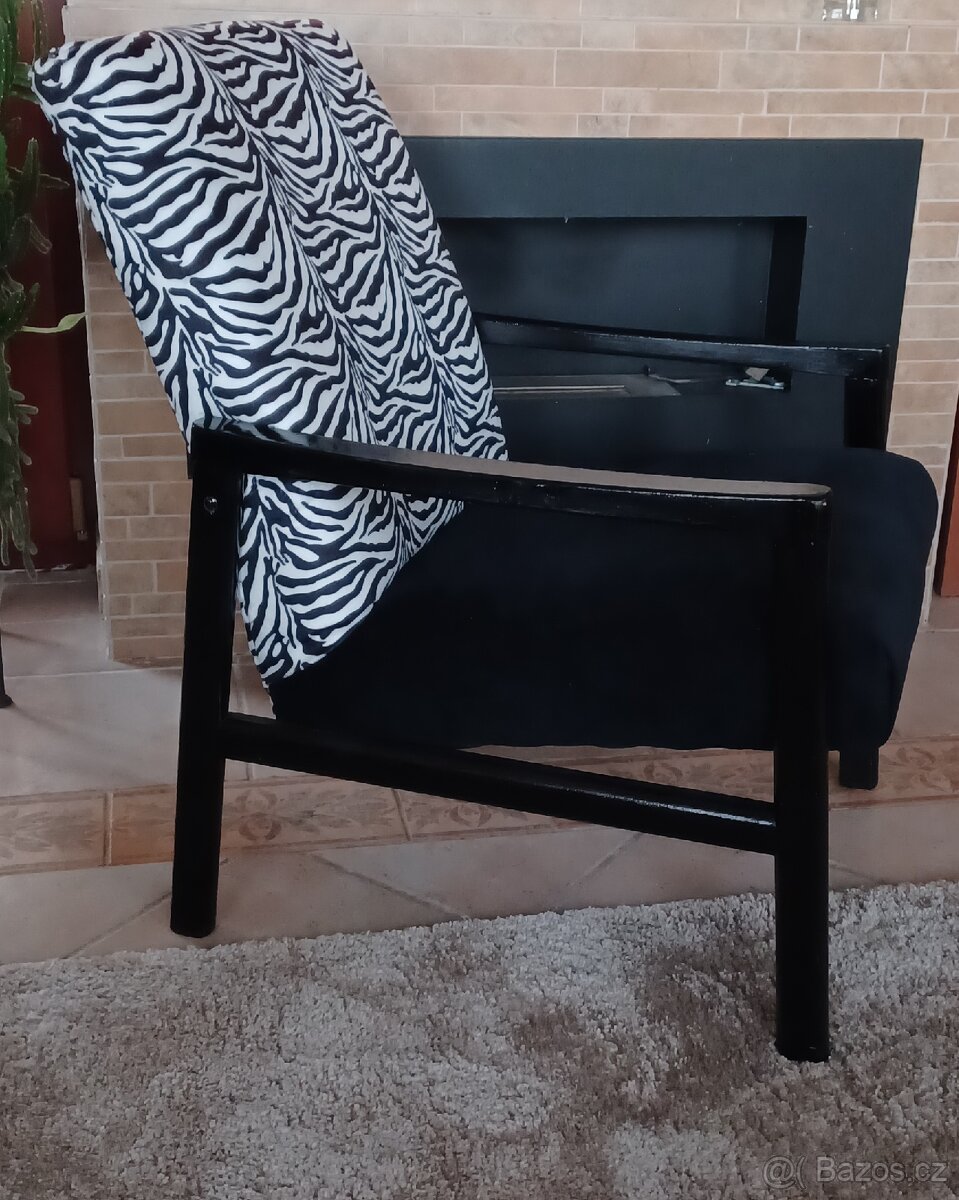 Retro křeslo, návrh J.Navrátil