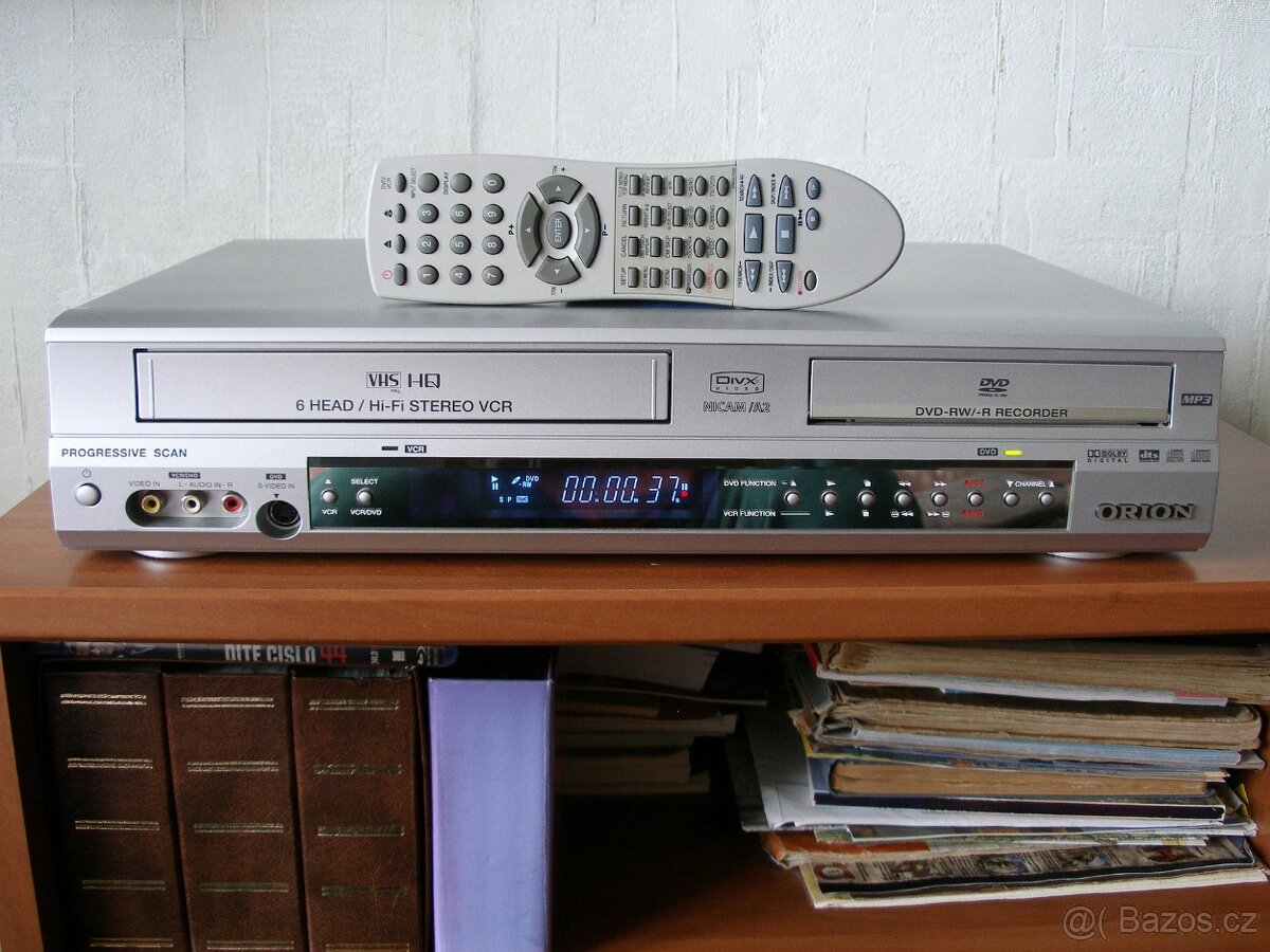 VHS DVD combo rekordér Orion-Pioneer, nový