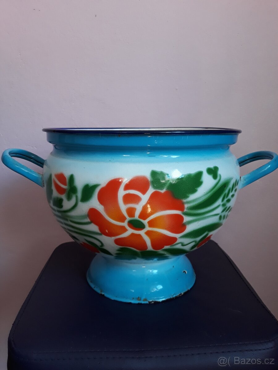 Retro smaltovaná mísa