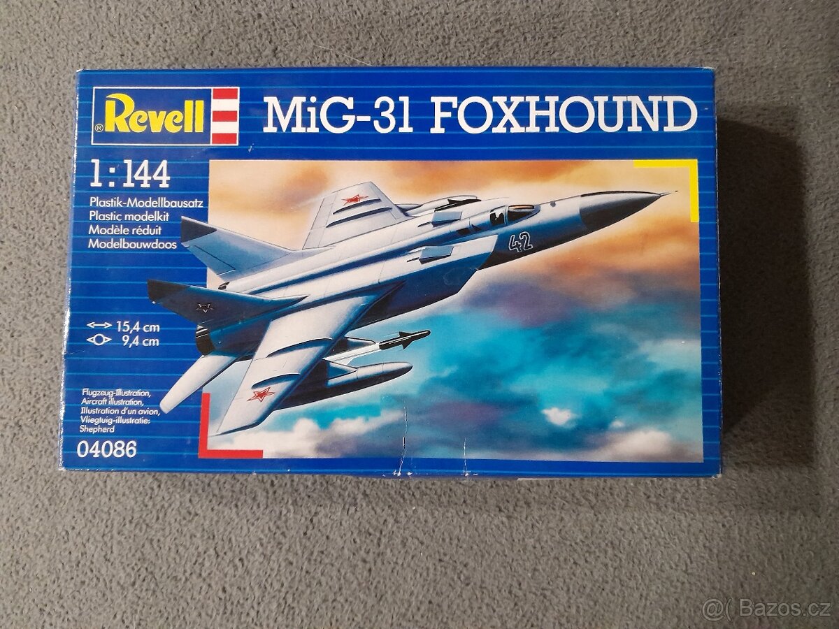 Model letadla Mig 31