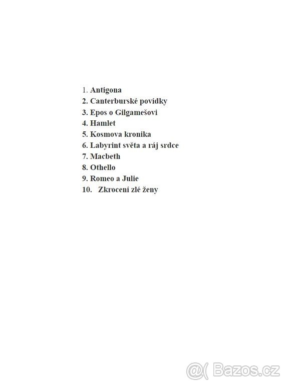 Čtenářský deník - 1. ročník