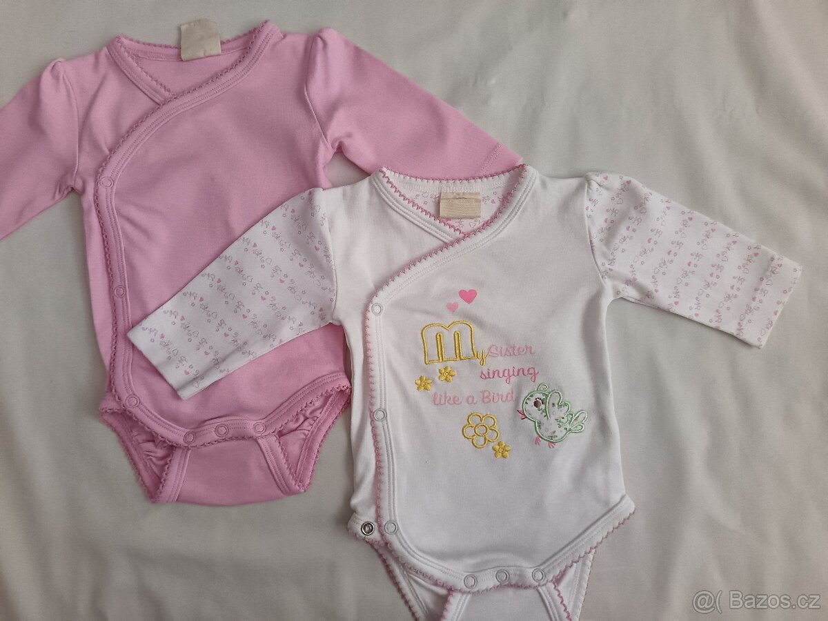 Novorozenecký set vel 56- 2x bodýčko