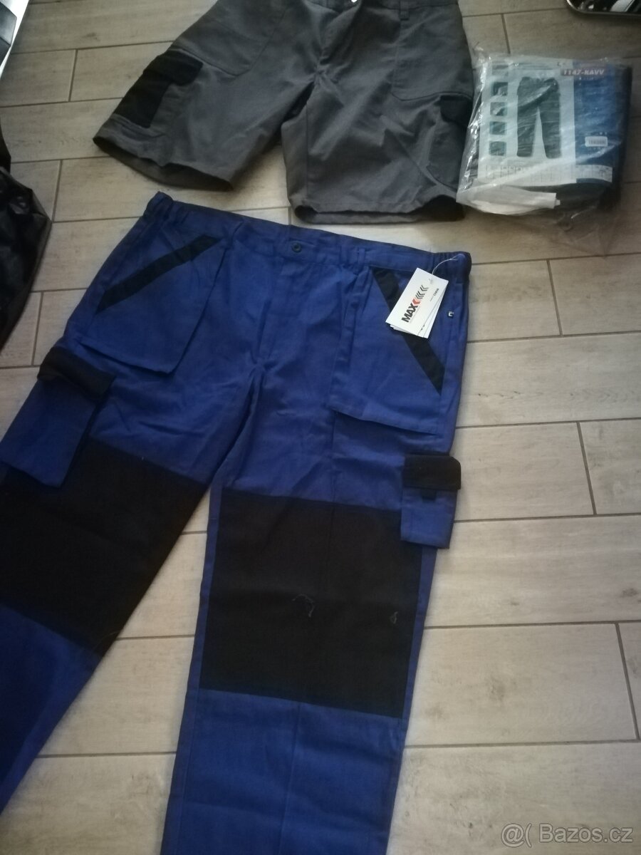 Kalhoty, kraťasy pracovní, montérky, nenošené, nové, vel.64