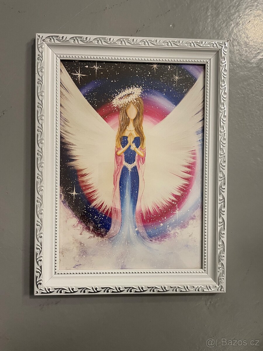 Prodám obraz anděl - andělka