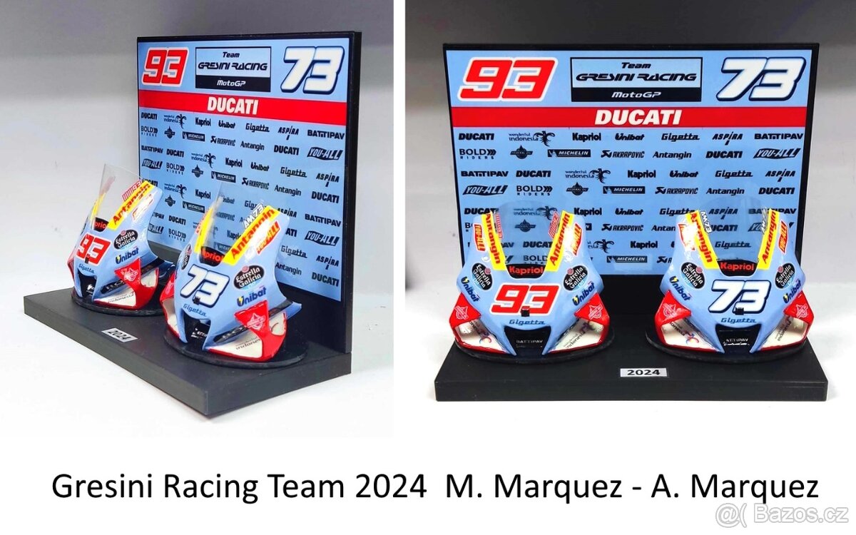 Set MotoGP Ducati M. Marquez + A. Marquez 2024