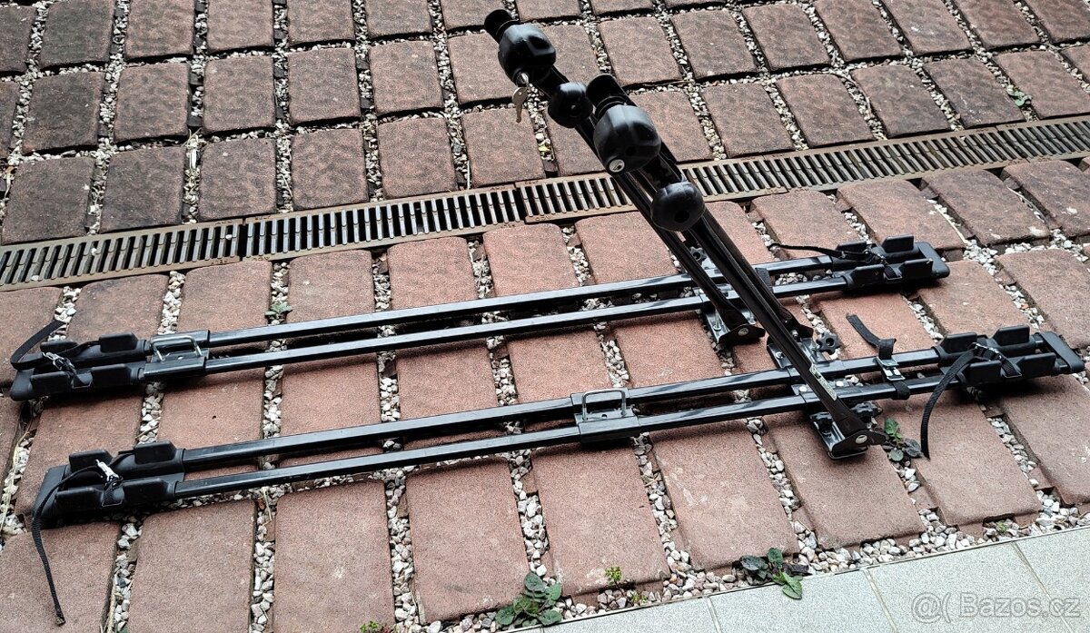 2ks držák kol na střechu - na hranaté příčníky