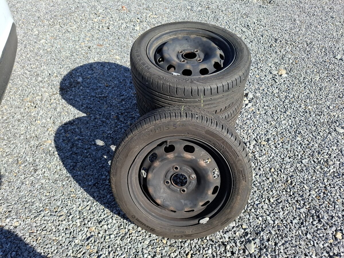 Prodám plechové disky FORD FIESTA, 4x108 195/50 R15