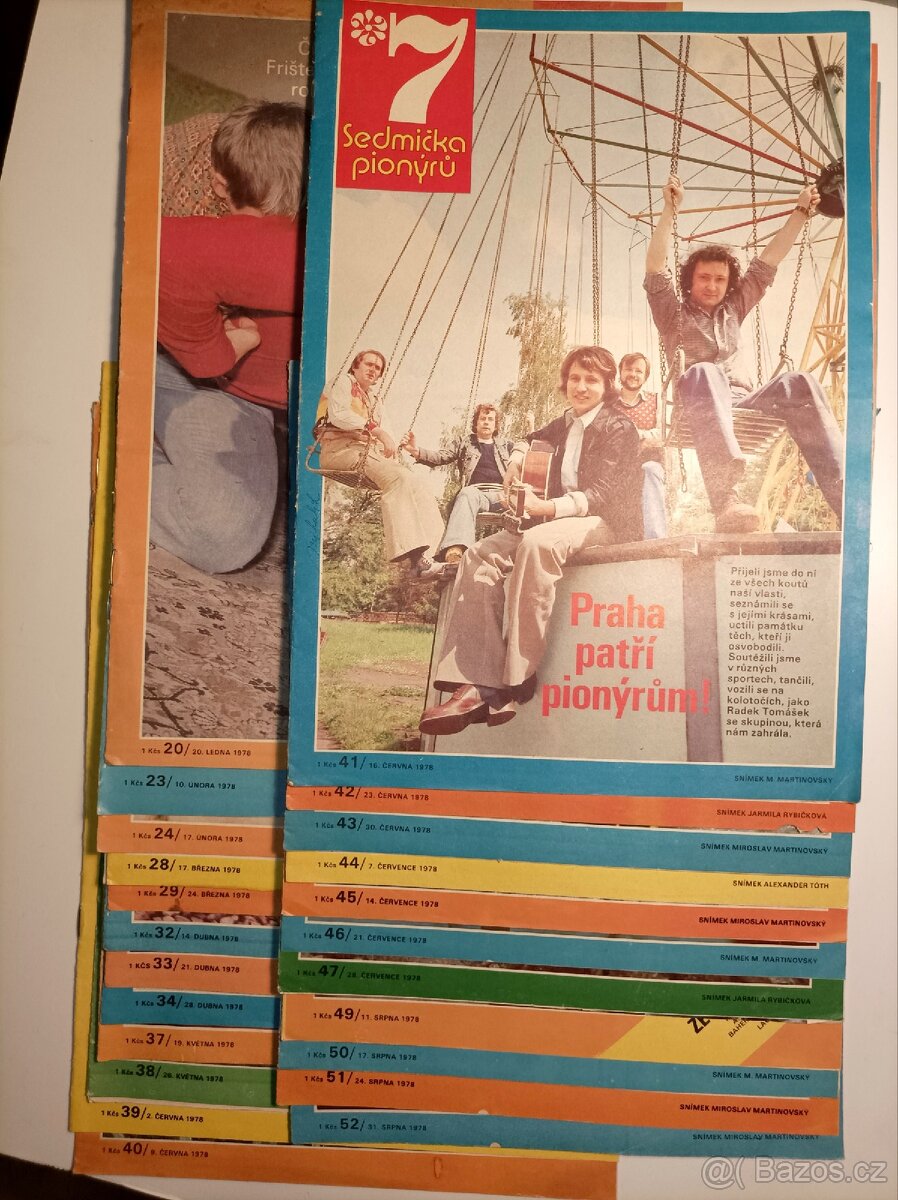 Sedmička pionýrů 1977-1978 (23 čísel)