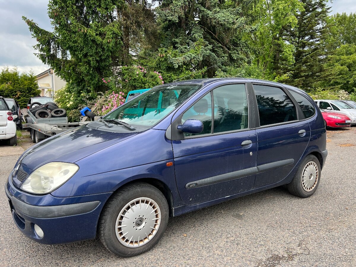 Renault megane scenic 1,9dci, 75 kw, rv 2002