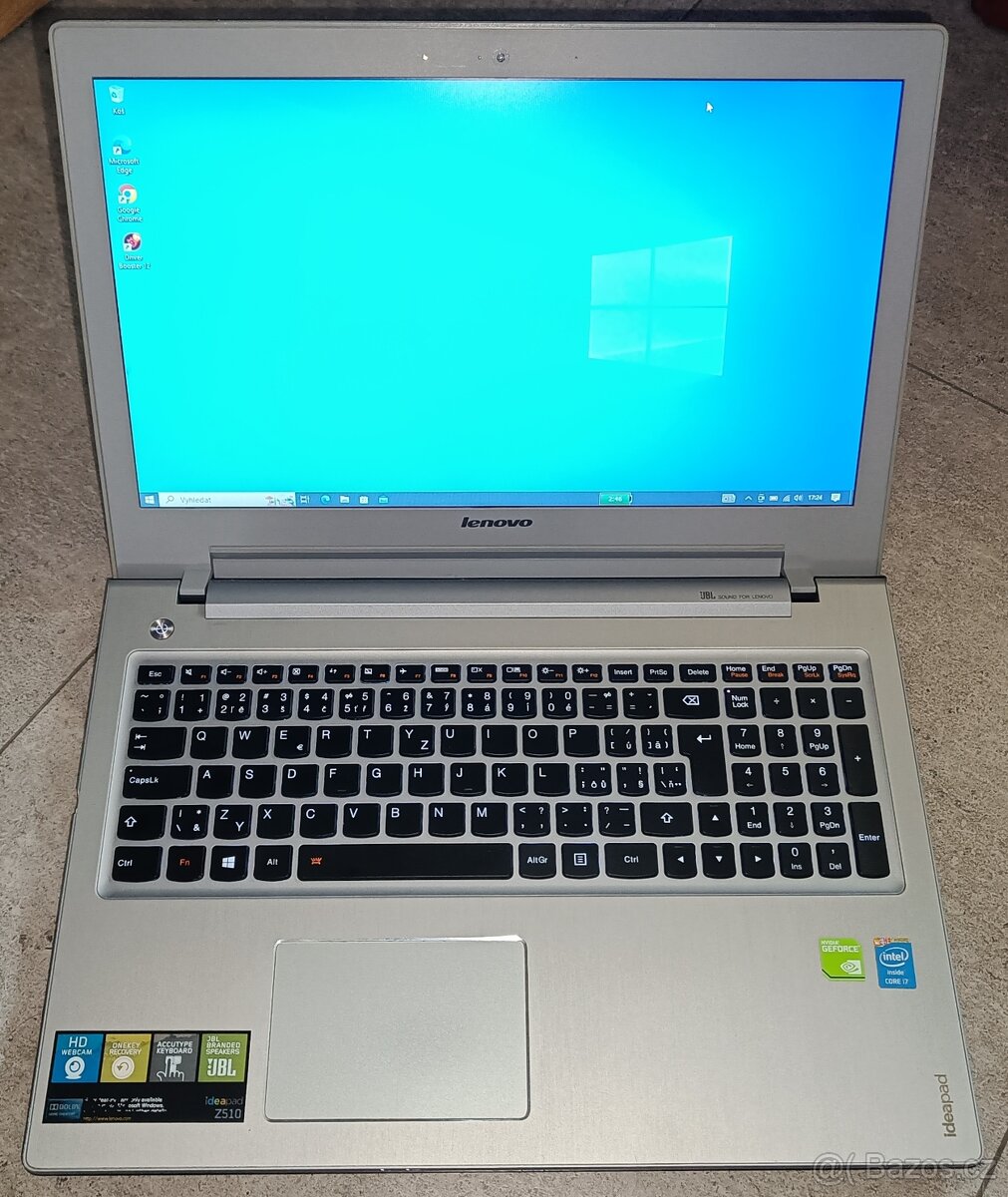 Lenovo IdeaPad Z510,i7-4702MQ,WIN 10,HDD 1TB,RAM 8GB,15.6 pa