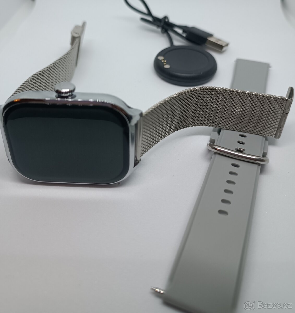 Hodinky smart watch Silver ML