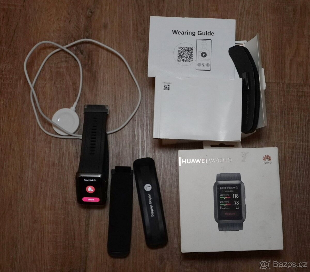 Huawei Watch D - meri krevni tlak - 2990 Kč