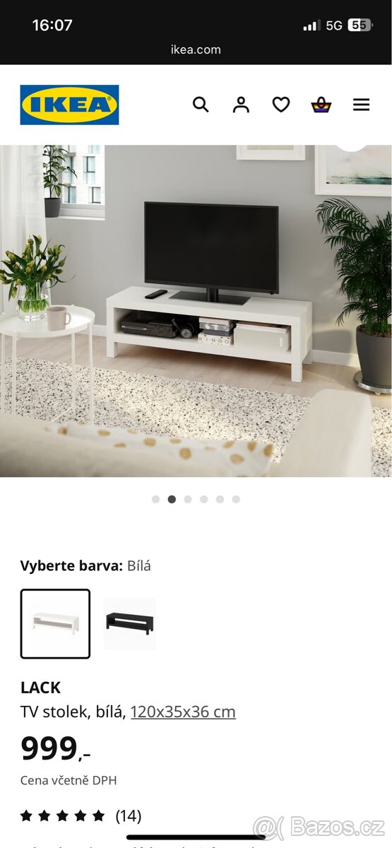 TV stolek IKEA