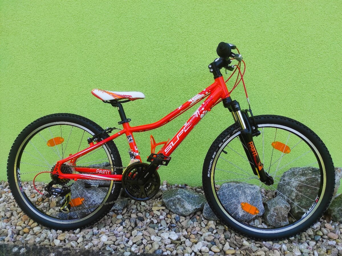 Značkové dětské kolo Superior 24 "(oranžová)