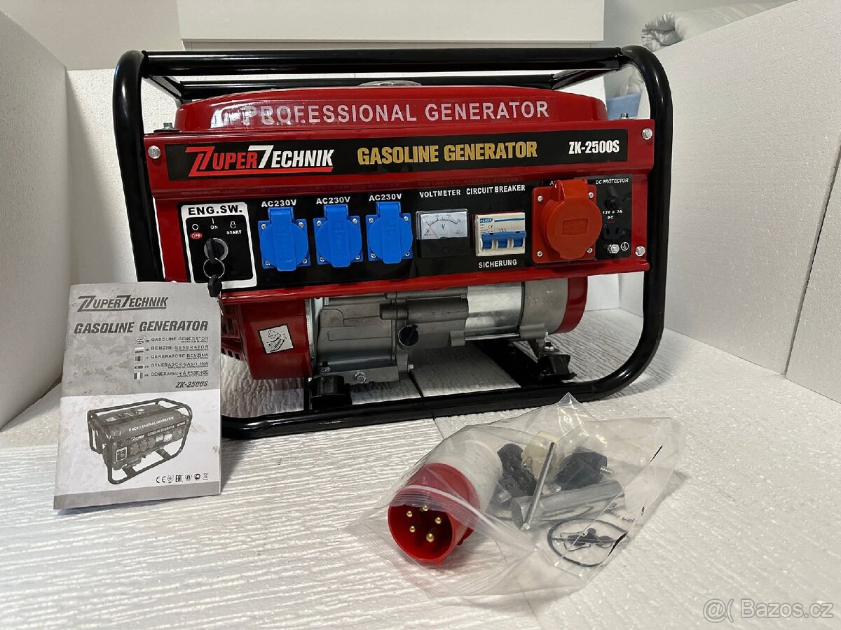 Benzínový generátor ZUPERTECHNIK 6,5 kW