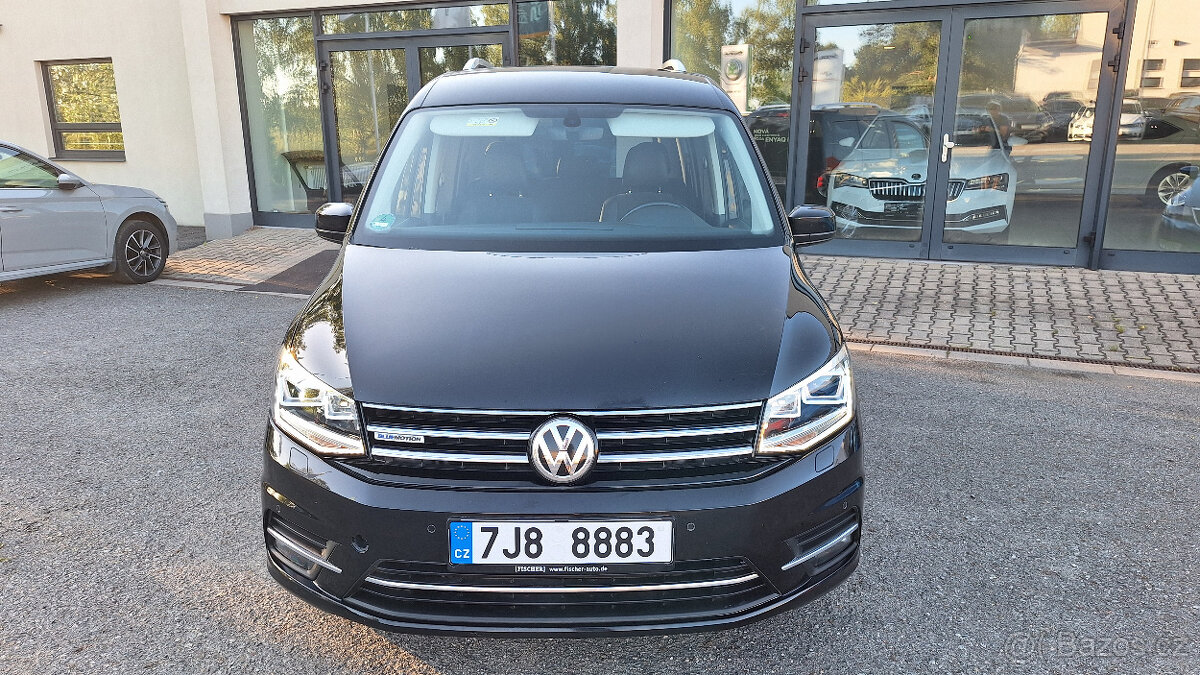 Volkswagen Caddy Black, 1.4 TGI, 81kw, Bi-Xenony+LED, TAŽNÉ