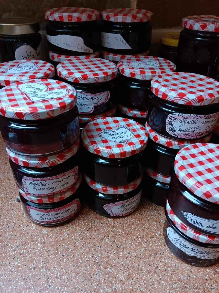 Domácí sirupy a marmelády bez přídavku konzervatů