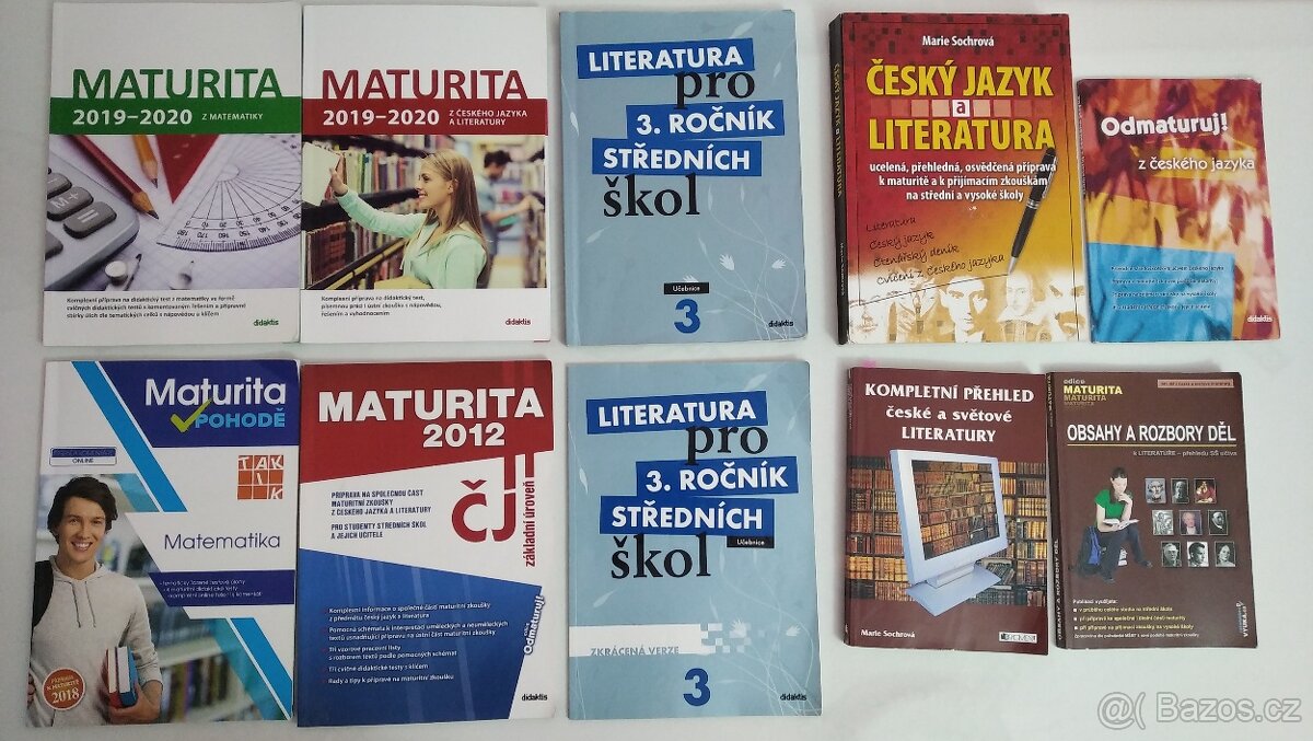 Učebnice k maturitě z češtiny a matiky, učebnice z češtiny