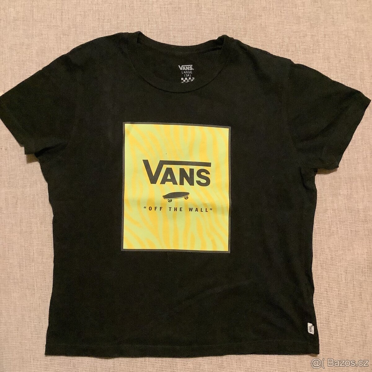 Dívčí černé tričko VANS, model ZOO BOX