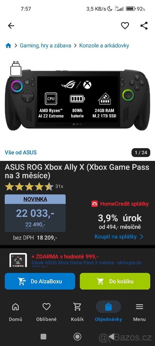 ASUS ROG Xbox Ally X