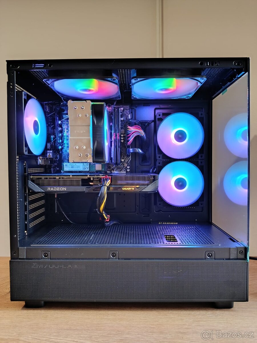Herní PC: RX 9060xt, R5 7500f, 32Gb DDR5, ZÁRUKA