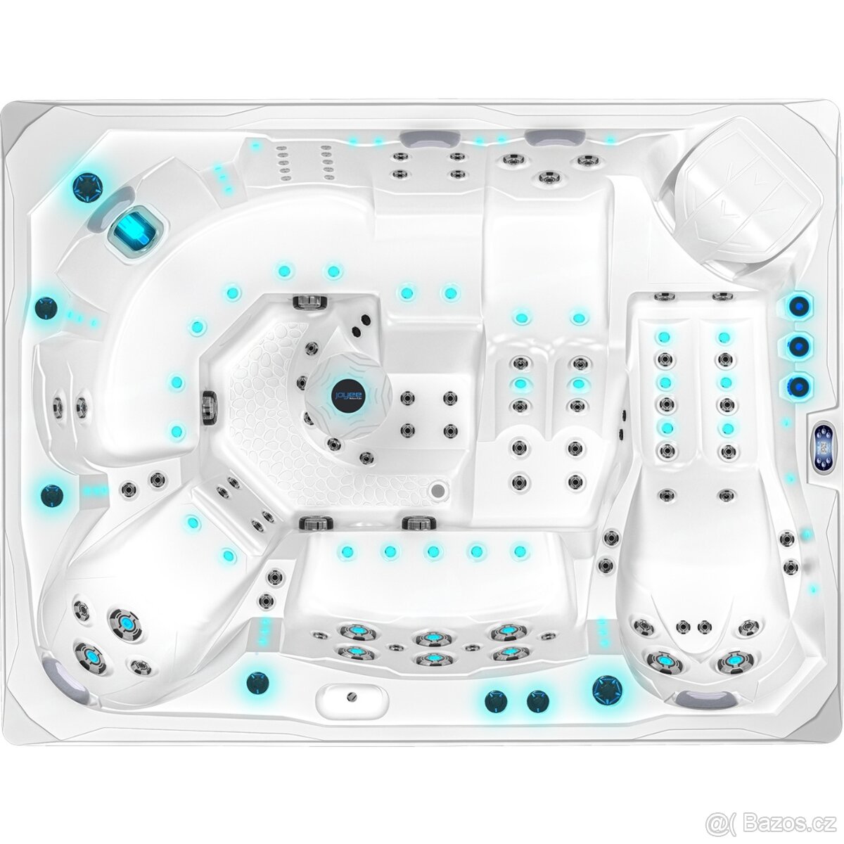Luxusní vířivka pro 9 osob – TOP výbava, BALBOA, extra izola