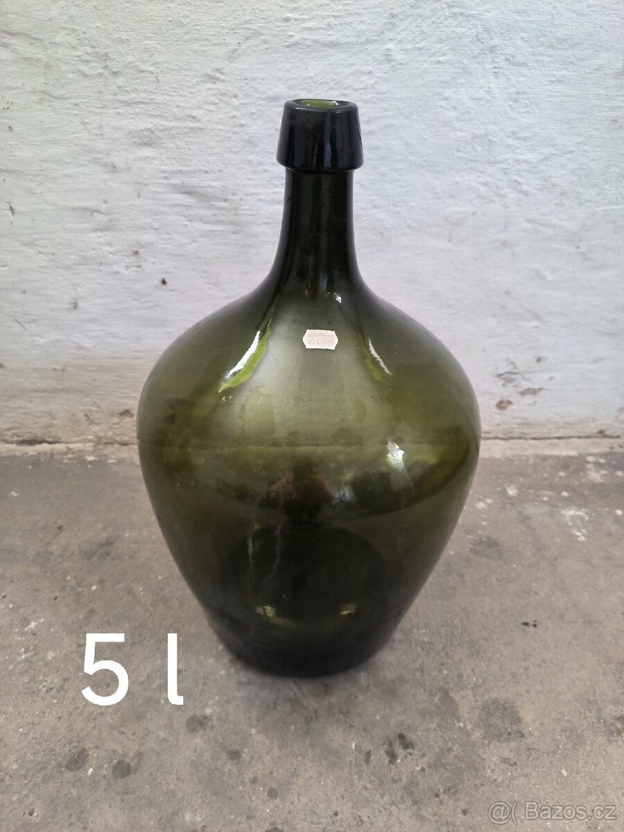 starý demižon 5 l